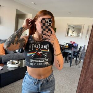 PINK FLOYD CROP TOP